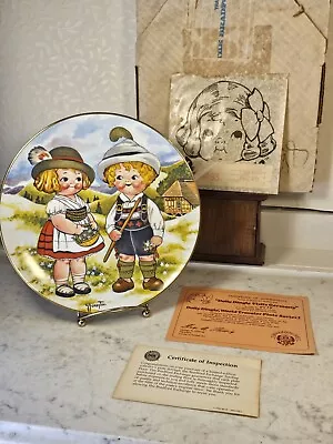 Buy Dolly Dingle World Traveler Plate Series 1 First Edition  Dolly Visits Germany   • 19.17£