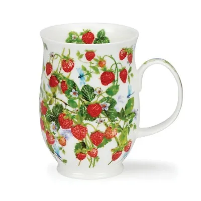 Buy Dunoon, Wild Berries, Red Strawberry Suffolk Bone China Coffee Mug/Tea Cup 0.31L • 24.90£
