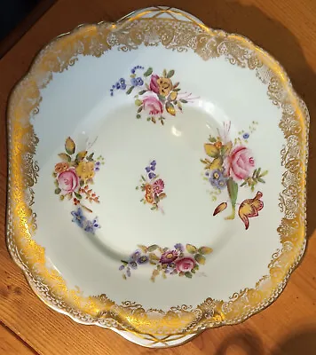 Buy Hammersley Bone China - Dresden Sprays - Large Dish+Pin Dish+Saucer - Excellent • 19.99£