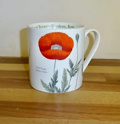 Buy Royal Botanic Gardens Kew - Fine China Field Poppy Mug - Good Used Condition • 4.99£