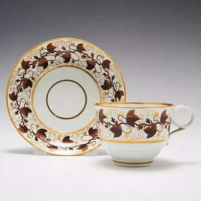 Buy Barr Worcester Porcelain Tea Cup And Saucer C1800 • 30£