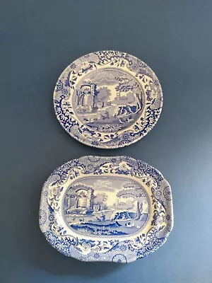 Buy Spode Blue Italian Miniature Plate And Platter • 13.50£