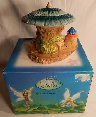 Buy Royal Doulton Disney Fairies Tinkerbell Trinket Box Treehouse | BOXED! • 34.99£