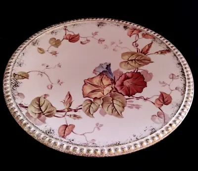 Buy Antique Cauldon Ware England Hand Painted Flowers B6684 Plate • 36.43£