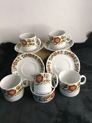Buy Vintage Burleigh Ware Pottery Part Tea / Coffee Set  • 10£