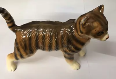 Buy Beswick Tabby Cat, Made In England, 15cm High, 20cm In Length • 16.99£