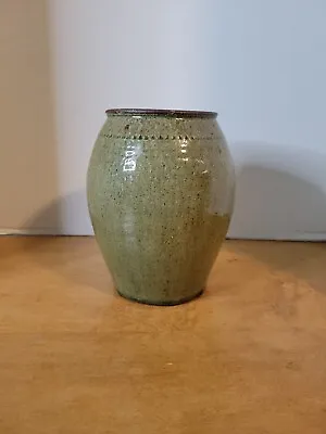 Buy Green Clay Vase 8 Inches Tall • 19.22£