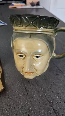Buy Vintage Kingston Pottery Collectable Jug - Queen Victoria - J. & H. Love • 0.99£
