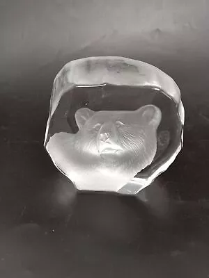 Buy Mats Jonasson Lead Crystal Cat Paperweight Beautifully Detailed Collectable   • 14.01£