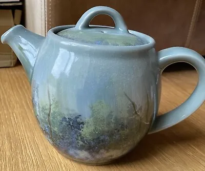 Buy Highland Stoneware Celadon Rockpool Teapot, New • 100£