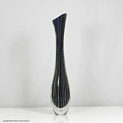 Buy Vicke Lindstrand For Kosta, Blue Zebra Vase • 175£