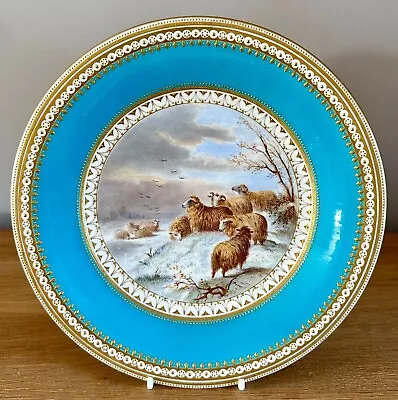 Buy Finely Painted Antique Royal Worcester Cabinet Plate For Richard Briggs Boston • 0.99£