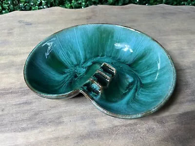 Buy Vintage Canada Blue Mountain Pottery BMP Teal Ashtray Dish Bowl MCM • 16.20£