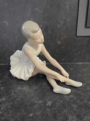 Buy A Lovely Lladro / Nao    Seated Ballerina  Figure. • 14.99£