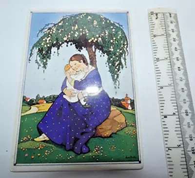 Buy Villeroy & Boch Vilbo Card Mother & Child Design Hessler 1982 • 4.50£