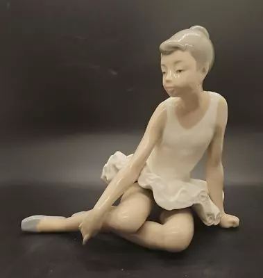 Buy NAO By LLADRO Sitting BALLERINA Girl Figure Figurine • 28.99£