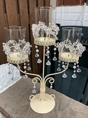 Buy Vintage Look Glass Votive Candle Holders Table Centrepiece Tea-Light Wedding • 16£