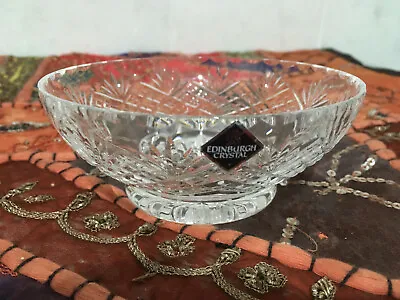 Buy Lovely Vintage Edinburgh Lead Crystal Cut Glass Small Bowl - Rare Discontinued • 24.99£
