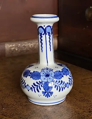 Buy Vintage Royal Delft Bud Vase | Porceleyne Fles Small Vase 3.6  Vintage Pottery • 18.59£