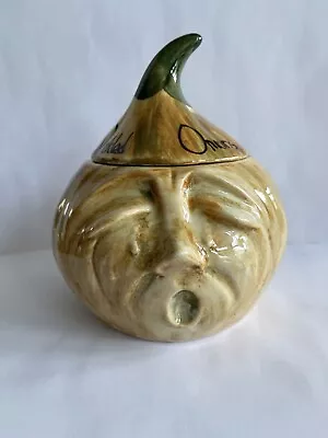 Buy Vintage Pickled Onion Crying Face Jar. Toni Raymond Pottery • 9.99£