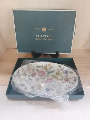 Buy Minton Haddon Hall Medium Oval Plate Dish 22cm Long • 6.99£