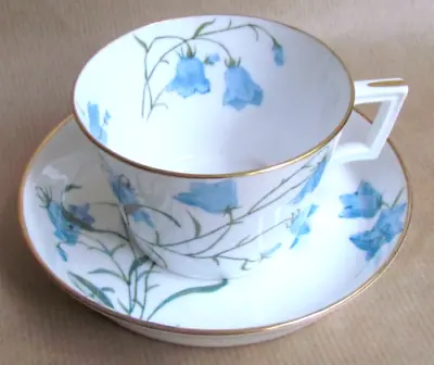 Buy COPELANDS CHINA (PRE SPODE) CAMPANULA 7098 CUP & SAUCER LATE VICTORIAN (Ref8357) • 22.50£