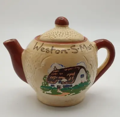 Buy Vintage Collectable Manor Ware Mini Teapot-Shaped Condiment Jar (Weston-S-Mare) • 3.50£
