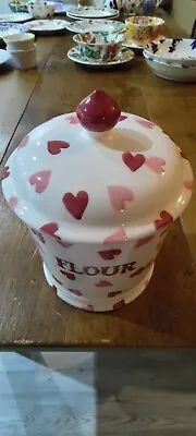 Buy Emma Bridgewater - Flour Jar - Hearts - Rare - 2013 • 34£