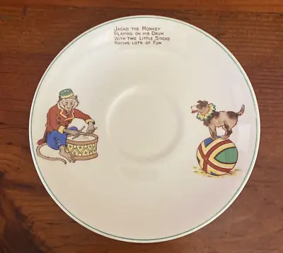 Buy Vintage Jacko The Money And Dog BCM/Nelson Ware Plate 15cm Made In England • 12.39£