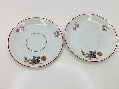 Buy 2 Vtg Thomas Bavaria Germany Porcelain Saucer Replacements 5 3/4  NO Chips READ • 4.33£