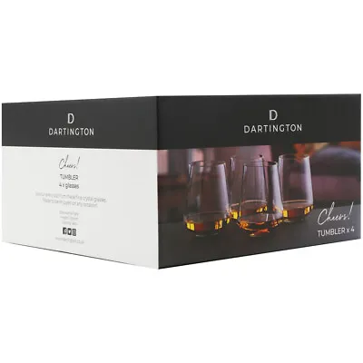 Buy Dartington Tumblers Crystal Cheers! 480ml Set Of 4 • 19.99£