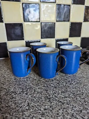 Buy Denby Imperial Blue - 5 Mugs • 15£