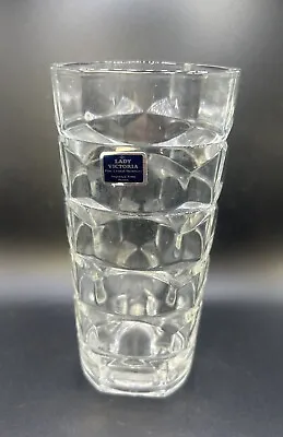 Buy Lady Victoria Fine Crystal Stemware Vase 6.5  Clear Chantelle Pattern France • 9.61£