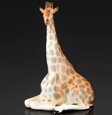 Buy Porcelain Giraffe Statue 1965Vintage Decor Marked Creative Exquisite 927g Unique • 339.42£