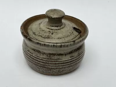 Buy John Maltby Stoneshill Devon Studio Pottery, Stoneware Lidded Salt, Jam, Jar Pot • 14.50£