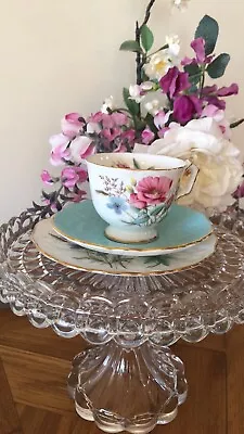 Buy Beautiful Aynsley Crocus Shape Tea Cup And Saucer Trio -Vintage English • 20£