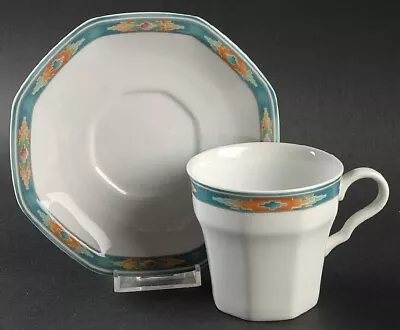 Buy Christopher Stuart Fine China Paseo Tea Cups Set Of (6) Cups & Saucers • 95.01£