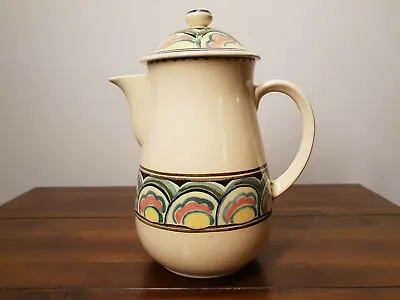 Buy Rainbow Coffee Pot / Tea Pot, Vintage, Rainbows, Honiton 1930s • 22.50£