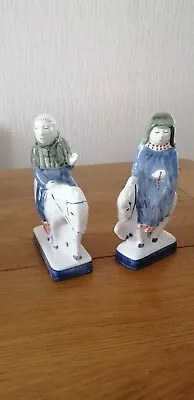 Buy Rye Pottery Canterbury Tales Figurines Prioress And Friar - Excellent Condition • 90£