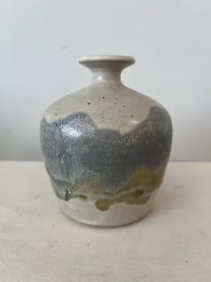 Buy Rare Vintage Pat Lester Pottery Bud Vase In Spun Earth Pattern. Signed Dtd 1987 • 27.38£