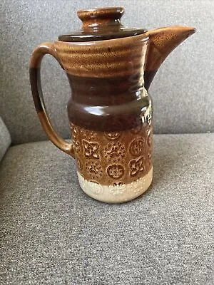 Buy Lord Nelson Pottery Coffee Jug Brown Vintage 1960/70 English Studio • 11.25£