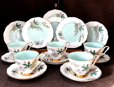 Buy Vintage Royal Adderley Queen Anne Fine Bone China Tea Set “Louise” • 22£