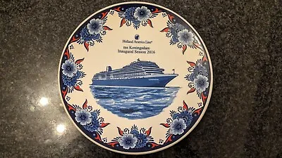 Buy Collectable Numbered Royal Goedewaagen Hand Painted Delft Plate MS Koningsdam  • 0.99£