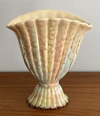 Buy Beswick Mantel Vase Art Deco Style 840-3 Vintage Height 18cm Marbled Pastel • 21.99£