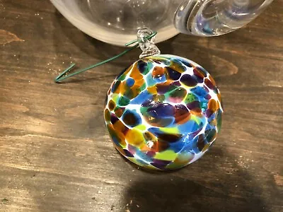 Buy Christmas Beautiful Glass Large Colorful Ornament Gift Tree Nativity Manger XMAS • 14.25£