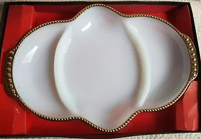 Buy Vintage Fire-King Ware Dish - Milk White Glass - Anchor Hocking Anchorglass • 19.99£
