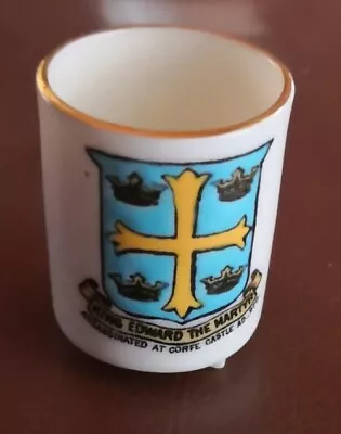 Buy Crested Royalty Ware Beaker King Edward The Martyr By Goss RARE In Perfect Condn • 11.40£