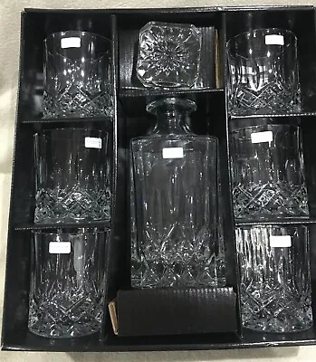 Buy Royal Doulton Decanter & 6 Tumbler Glasses Set - Boxed, New • 149.99£