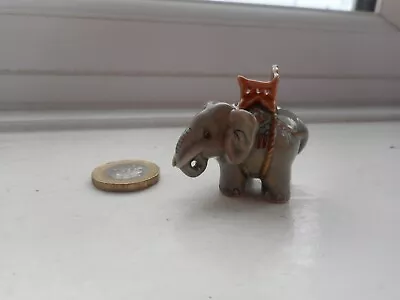 Buy Elephant - Beautiful  Pottery/ceramic -  Cute Little Chunky Light Grey Elephant • 4.40£