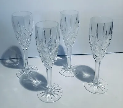 Buy 4 WATERFORD ARAGLIN FLUTE CHAMPAGNE Crystal Glasses Product Of Ireland Vtg 8.5” • 170.59£
